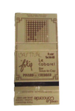 MATCHBOOK COVER  - LOEWS HOTEL LE CONCORDE QUEBEC, CANADA picture