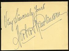 Herbert Rawlinson d1953 signed autograph 4x5 Cut American Actor Radio Film & TV picture