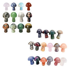 Mushroom Decor, 12 PCS Mini Crystal Mushroom Set Sculpture Decorative Gems picture