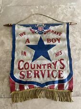 WWII Original U.S. Service Banner picture