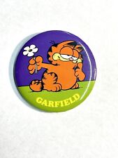 Vintage Garfield Jim Davis Button Pin 2.25