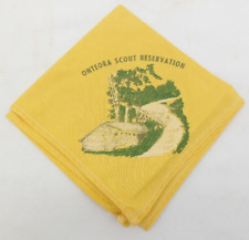Vintage Onteora Scout Reservation Neckerchief Yellow    AL picture