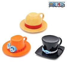Anime One Piece Creative Water Cup Cosplay Mug Three Brothers Hat picture