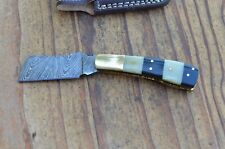 damascus custom made tanto folding knife  From The Eagle Collection A0577 picture