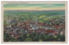 Pottsville, Pennsylvania, Vintage Postcard Showing a Bird's-Eye View. 1936 picture