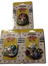 Vintage 1997 Looney Tunes Magnets #3 Tasmanian Devil Wiley Coyote Marvin The Mar picture