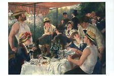 Luncheon of the Boating Party by Renoir, Classic Art Painting -- Modern Postcard picture