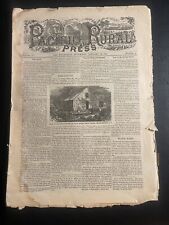 Pacific Rural Press Jan 18,1873 San Francisco Newspaper Volume V. Number 3 picture