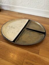 Arteriors 3 Tone Brass Tray - 4 Sections MCM Brutalist Modern Dimensional 17.25” picture