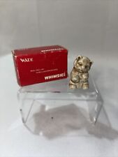 Wade Whimsies Figurine In Box 1972 Set 3 #11 Bear Cub picture