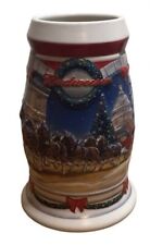 Holiday At The Capitol 2001 Budweiser Holiday Beer Stein Mug USA Christmas CS455 picture
