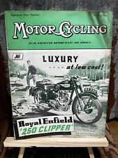 Vintage 1954 “Motor Cycling”  British Motorcycle Magazine Guzzi Norton BSA picture