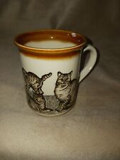 Vintage 1970's Biltons Coffee Cup / Mug  w Cats & Kittens - Made In England picture