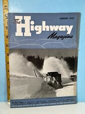 1942 Jan. The Highway Magazine - Highways, Railways & Bridges & Infrastructure picture
