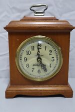 Vintage Seth Thomas Vintage mahogany desk  clock lighted dial Buckingham picture