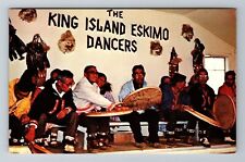 Nome AK-Alaska, King Island Dancers Performing, Antique, Vintage Postcard picture