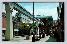 Seattle WA-Washington, Downtown Monorail Station, Westlake Mall Vintage Postcard picture