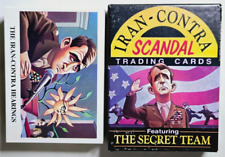 1988 Eclipse Iran Contra Scandal Complete (36) Trading Card Box Set Mint picture