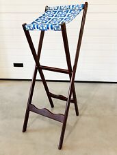 Church Icon Stand Portable Wood Lectern Anologion with Blue Fabric picture