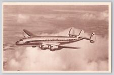 Postcard Air France Lockheed Constellation Plane c1940's Vintage Unposted picture