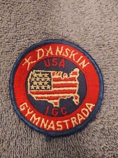 Danskin USA IGC Gymnastrada Gymnastics  Camp woven Patch picture