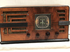 Antique Wood PHONOLA Vintage Art Deco Radio With Original Parts Working picture