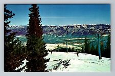Aspen CO-Colorado, Cloud 9 Double Chairlift Vintage Souvenir Postcard picture
