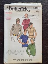 Vintage Butterick Sewing Pattern 6426  Men's Shirt Size Medium Sleeve picture