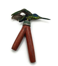 Peruvian Kuripe Carved in Wood with Hummingbird Design Amazon Rainforest picture
