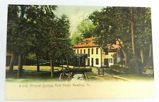Reading PA-Pennsylvania, Mineral Springs Park Hotel, Vintage Postcard picture