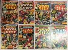 Marvel Premiere Featuring Iron Fist Comic Book Lot: 8 issues picture