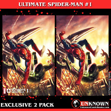 [2 PACK] ULTIMATE SPIDER-MAN #1 UNKNOWN COMICS MARCO MASTRAZZO EXCLUSIVE VAR (01 picture