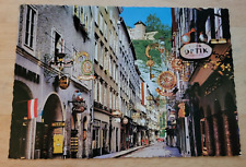 Postcard Austria Salzburg Old Town Getreidegasse picture