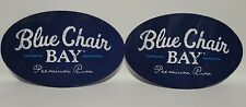 2 Blue Chair Bay Rum Stickers. Kenny Chesney No Shoes Nation 5x8  picture