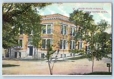 Cedar Rapids Iowa IA Postcard Inter State School Building Exterior 1909 Antique picture