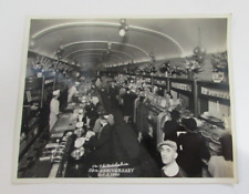 #8 Vtg 1940 South Bend IN The Philadelphia Restaurant Photo Counter Display 8x10 picture