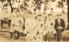 Rare Old Vintage Antique RPPC Real Photo Postcard 1920s Baseball Team Photograph picture