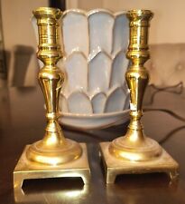 Pair of Brass Vintage Candlestick Holders Harvin #3025 picture