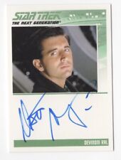 Matt McCoy as Devinoni Ral STAR TREK Complete TNG Series 1 Autograph Card Auto picture