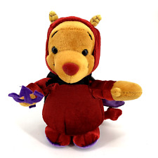 Winnie the Pooh Bear Devil Beanie Baby style Plush Halloween Stuffed Animal 2000 picture
