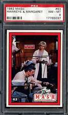 1982 DONRUSS MASH #63 HAWKEYE AND MARGARET IN POST-OP PSA 8 *DS15202 picture