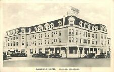 Postcard 1938 Colorado Greely Camfield Hotel occupation roadside 23-12027 picture