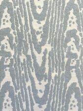 S HARRIS/VERVAIN/STROHEIM Woodgrain Pattern Woven- Lt Blue/Ivory -26.5