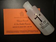 Pope Francis Blessed Holy Water 4 Ounces 2022 In Pope Blessed Container picture