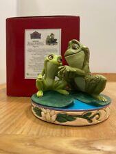 Jim Shore - Disney #66005960 Amorous Amphibians - Princess Tiana & Naveen Frog picture