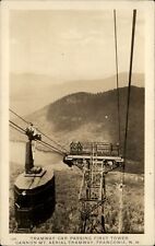 RPPC Mt Aerial Tramway Franconia New Hampshire DOPS 1925-42 real photo postcard picture
