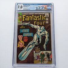 Fantastic Four #50 (1966) CGC 7.0 White Pages Custom Label Classic Silver Surfer picture