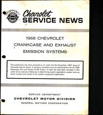 Chevrolet Service News - 1968 Chevelle Camareo Corvette picture