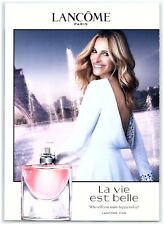 2019 Lancome La Vie Est Belle Fragrance Print Ad Julia Roberts Smile Happy Today picture