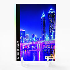 DUBAI AT NIGHT Photo Card Holo Tours 2023 GleeBeeCo United Arab Emirates #DBT7 picture